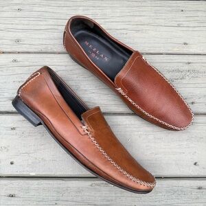 Mezlan leather slip on loafers shoes size 13 M
